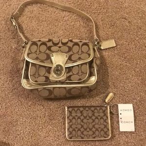 coach purse and wallet